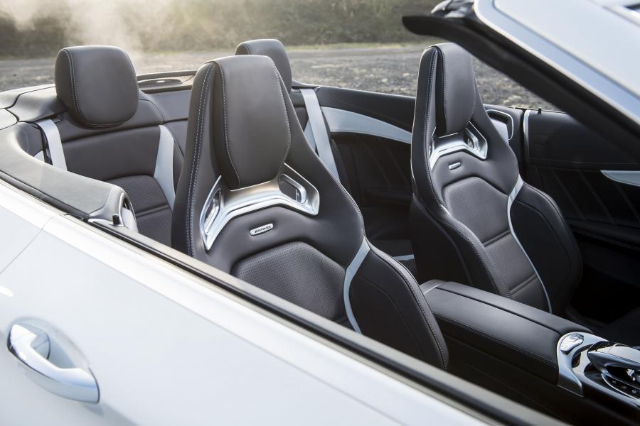 Интерьер Mercedes-AMG C63 S Cabriolet 2016 года  (UK) (фото 10 из 30)